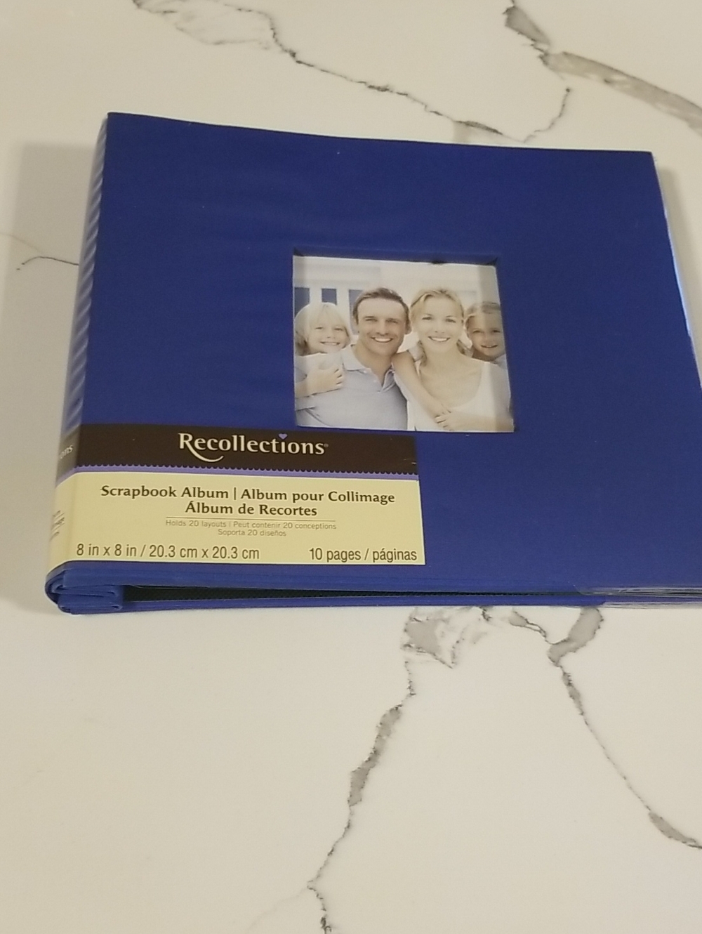 Recollections Royal Blue Scrapbook Album 8x8